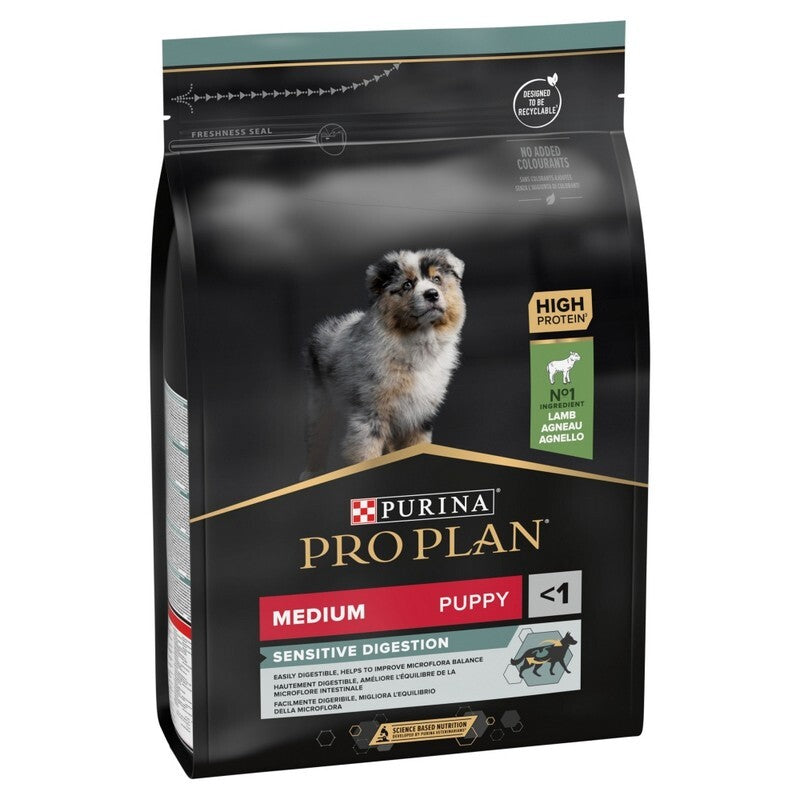 Pro Plan Puppy Medium Sensitive Digestion with Lamb 3kg