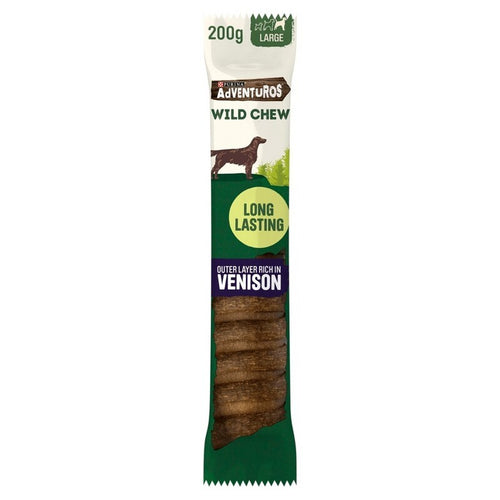 Adventuros Wild Chews Venison Large 200g x 4