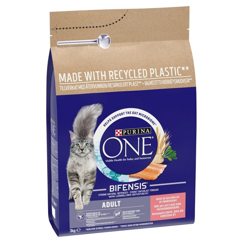 Purina One Adult Cat Salmon and Wholegrain