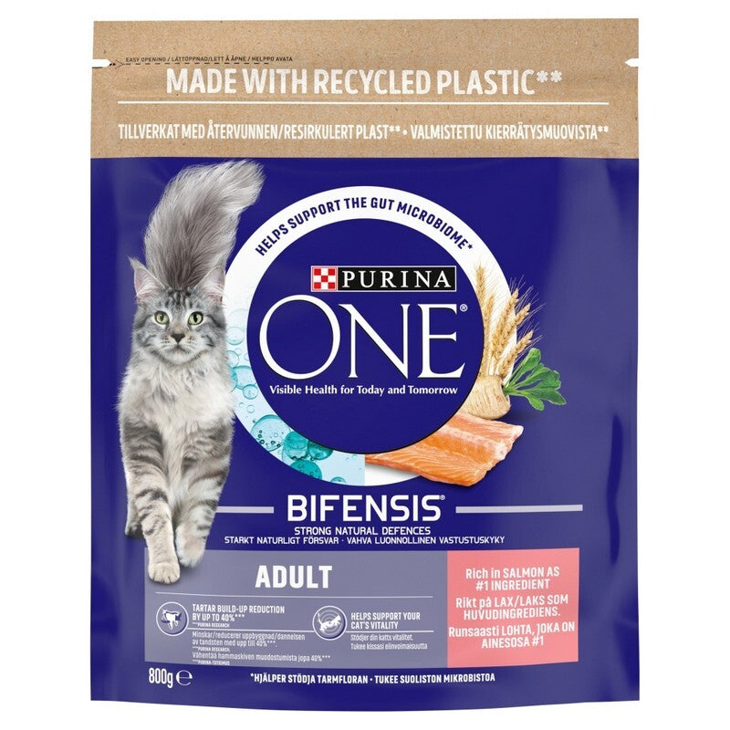 Purina One Adult Cat Salmon and Wholegrain