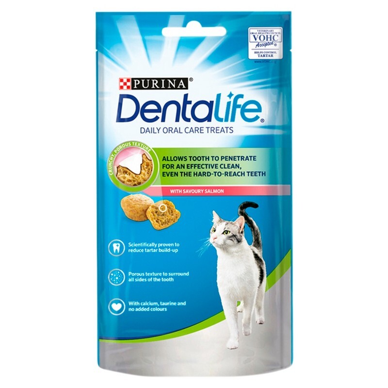 DentaLife Cat Dental Treats Salmon 40g x 8