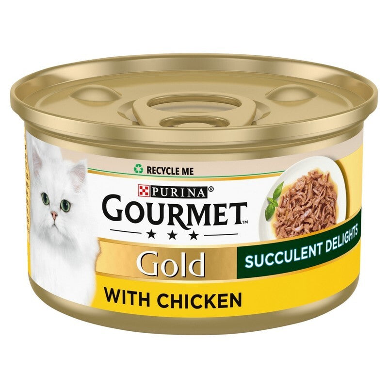 Gourmet Gold Succulent Delight with Chicken 85g x 12