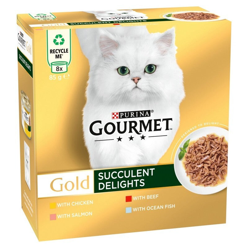 Gourmet Gold Succulent Delights 85g x 8 x 6