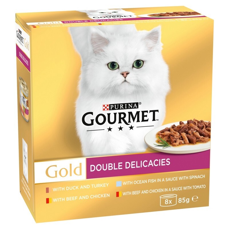 Gourmet Gold Double Delicacies 85g x 8 x 6