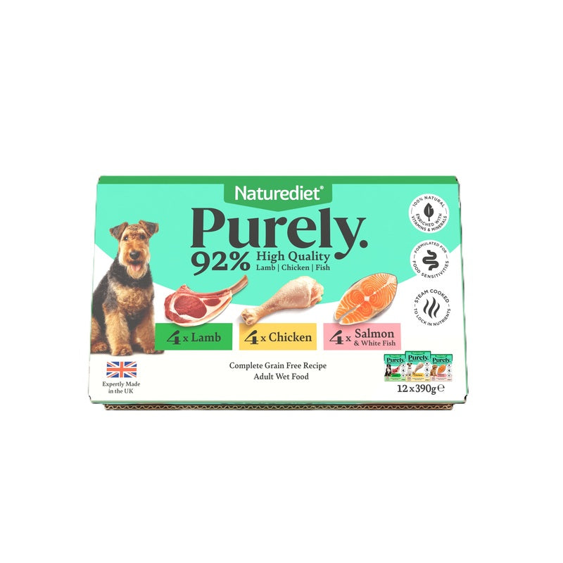 Naturediet Adult Purely Selection Grain Free Pack Cartons 390g x 12