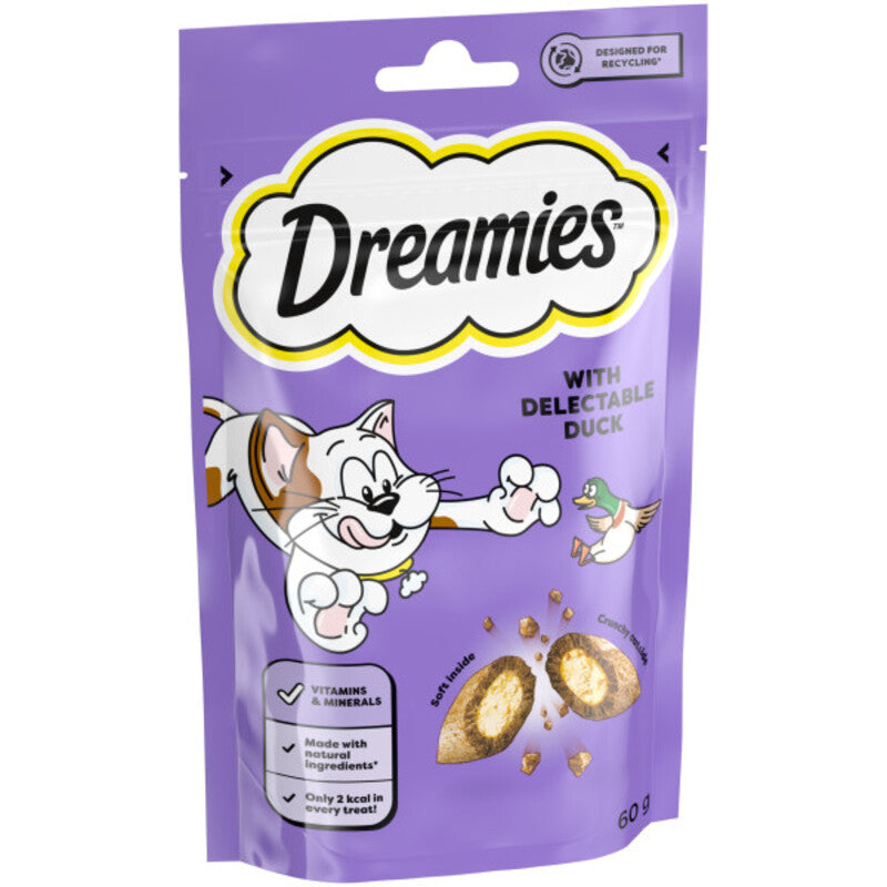 Dreamies Duck Cat Treats 60g x 8