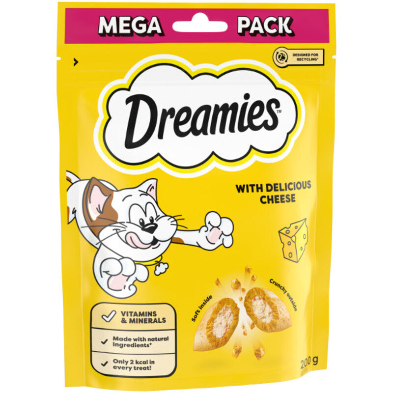 Dreamies Cheese Cat Treats Mega Pack 200g x 6