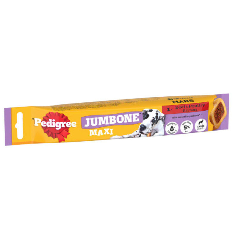 Pedigree Jumbone Maxi Beef & Poultry x 12