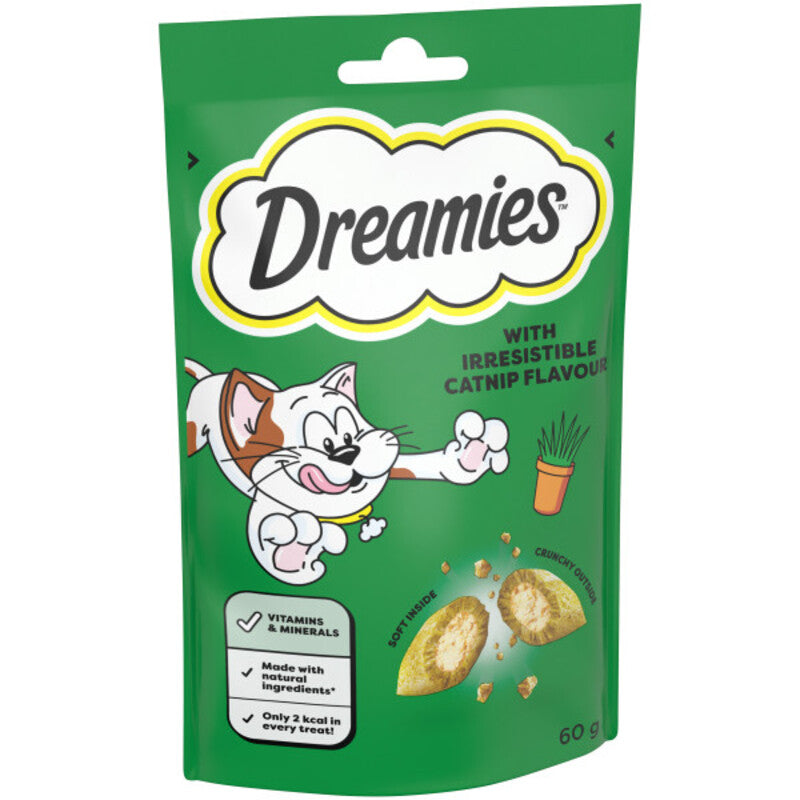 Dreamies Catnip Cat Treats 60g x 8
