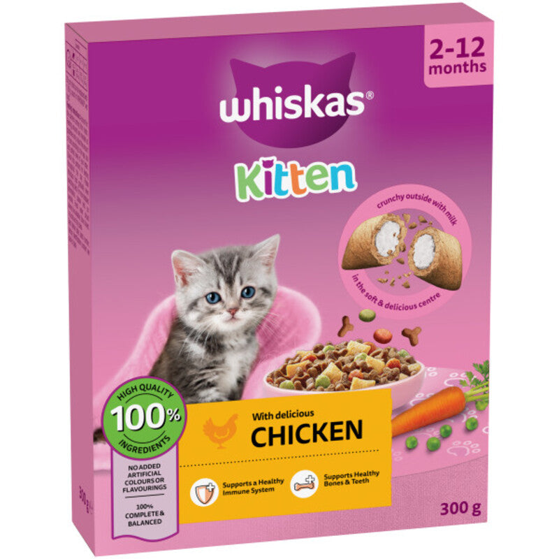 Whiskas Dry 2-12 Month Kitten Chicken