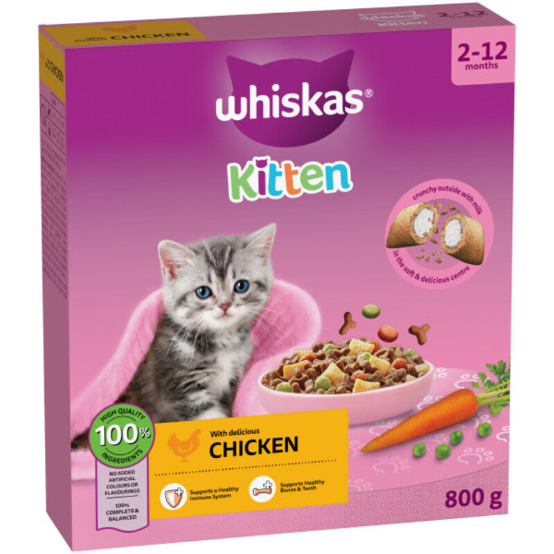 Whiskas Dry 2-12 Month Kitten Chicken