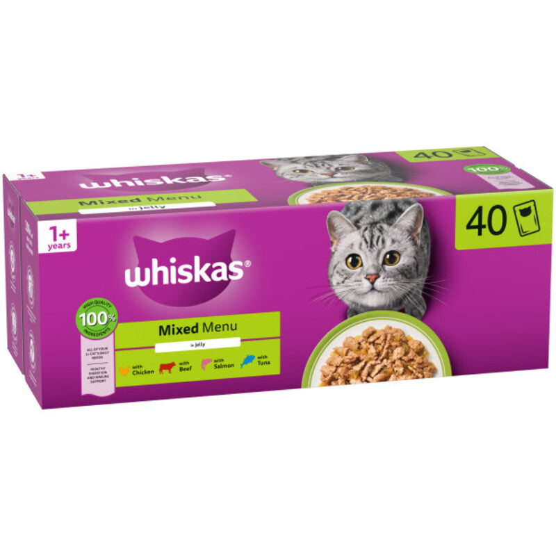 Whiskas Adult 1+ Mixed Menu in Jelly