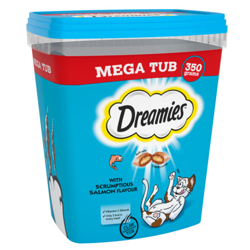 Dreamies Salmon Mega Pack 350g x 2