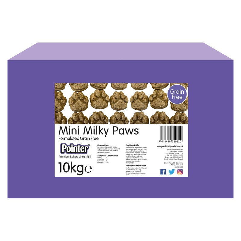 Pointer Milky Mini Paws 10kg