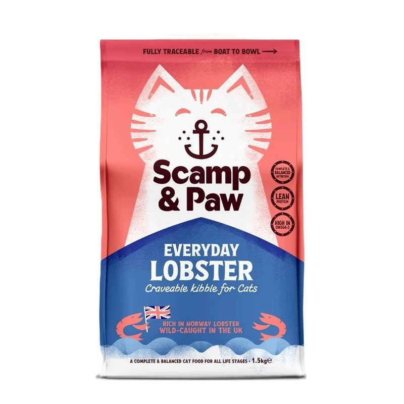 Scamp & Paws Cat Everyday Lobster Complete Dry Food