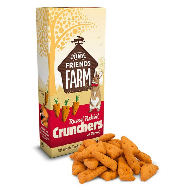 Tiny Friends Farm Russel Rabbit Cruncher Carrots 120g x 8