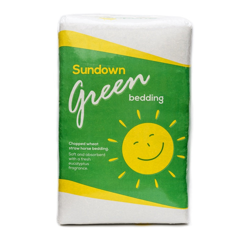 Sundown Green Wheat Straw Bedding 19kg