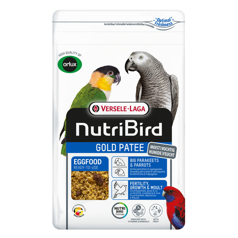 Versele Laga NutriBird Gold Patee Big Parakeets & Parrots
